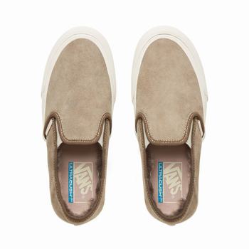 Damske Tenisky Vans Wolf Pack Slip-On SF Desert Taupe VA96NYSUD